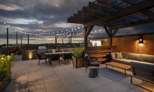 Rooftop Deck for Gathering at The Alice